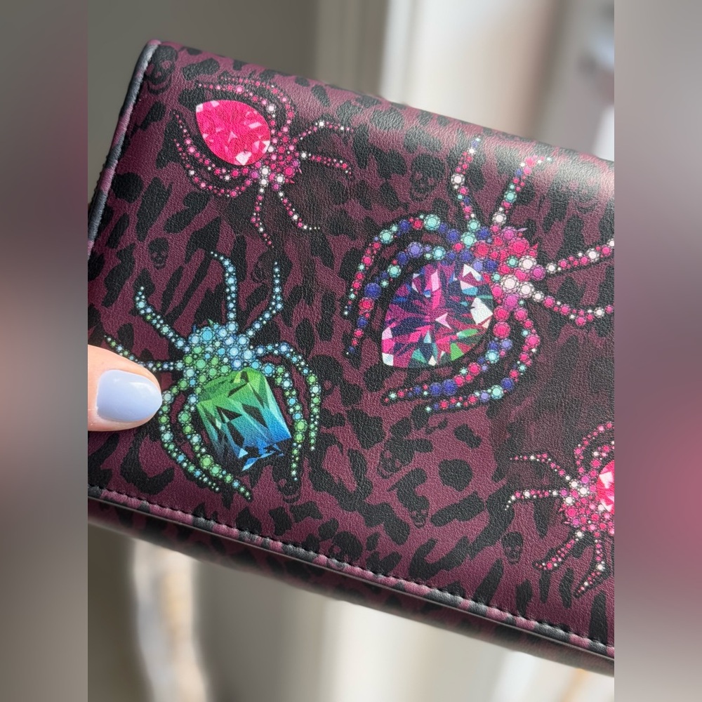 NWT Betsey Johnson🕷️ Spider Crossbody with Removable Chain - Picture 9 of 11